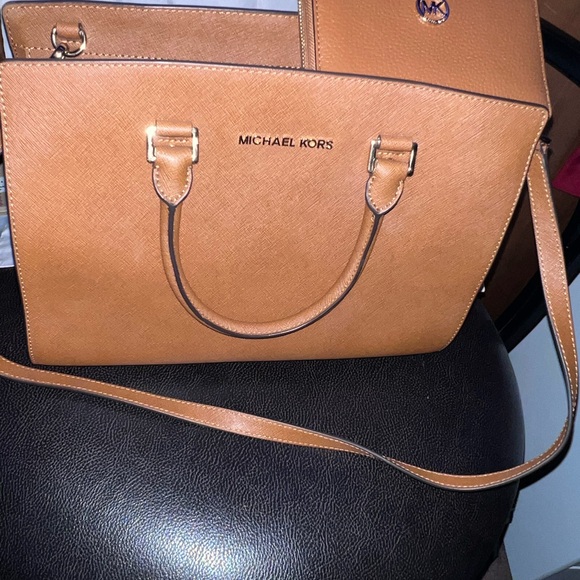 Michael Kors Brown Satchel Bag - Picture 8 of 10